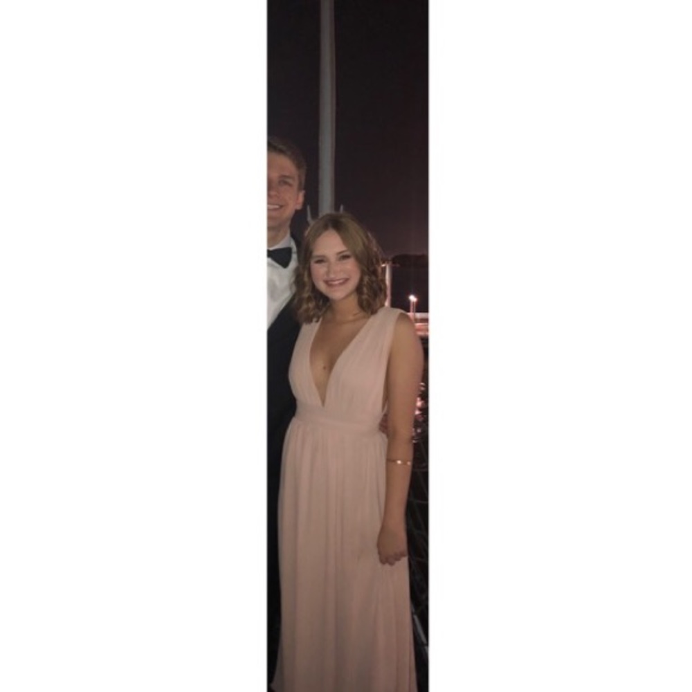 Light pink formal dress